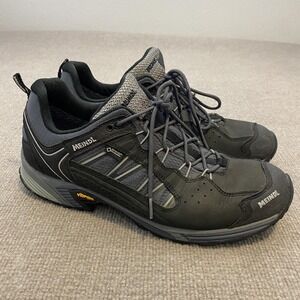 Meindl Shoes Mens Size 12 Black GORE-TEX Waterproof Hiking Sneakers 3060-44